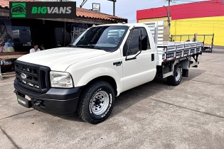 F350 2009 Chassi + Carroceria de Madeira Branco (BIG-7126)