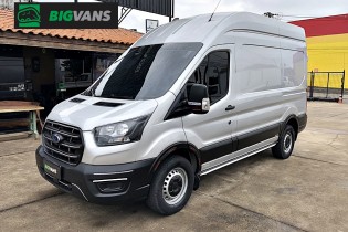 Ford Transit 2023 L2H3 Furgão Longo Completo Prata (BIG-0J72)