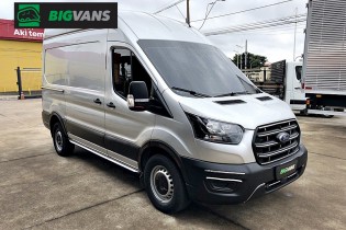 Ford Transit 2023 L2H3 Furgão Longo Completo Prata (BIG-0J72)