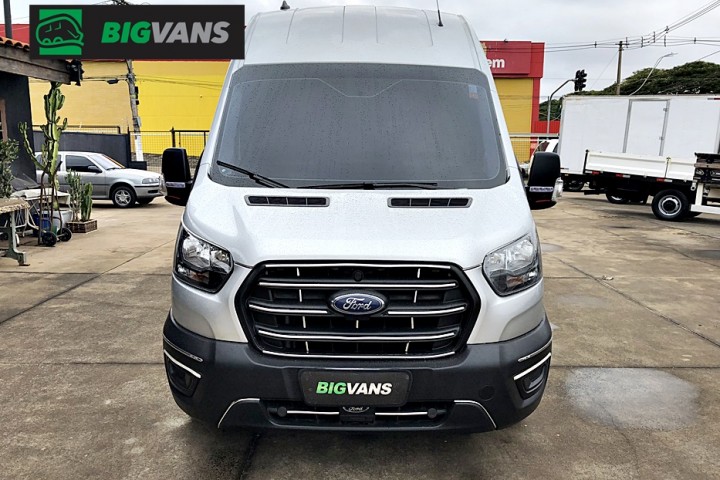 Galeria de fotos - Ford Transit 2023 L2H3 Furgão Longo Completo Prata (BIG-0J72)